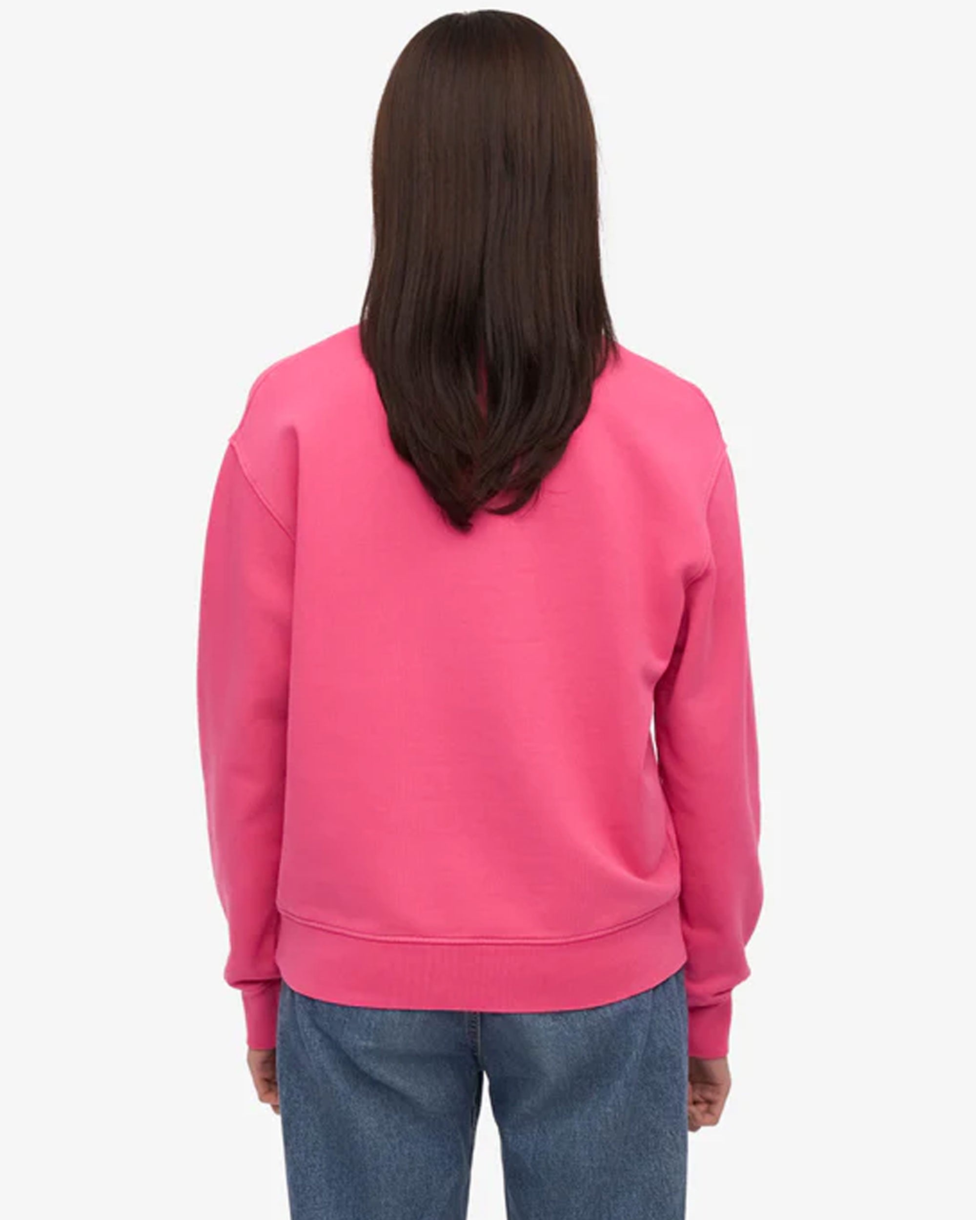 Women Classic Organic Crew - Bubblegum Pink