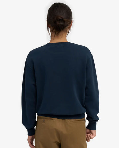 Women Classic Organic Crew - Navy Blue