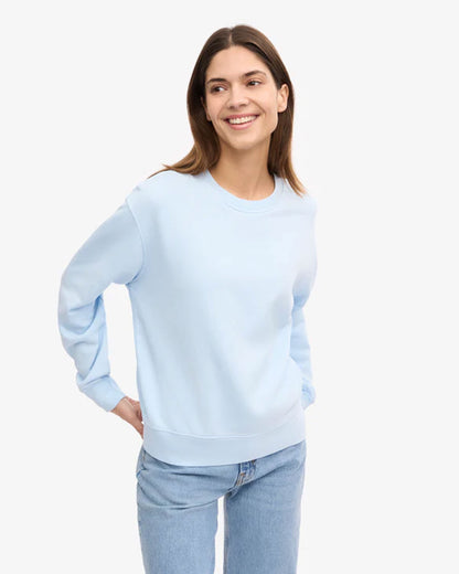 Women Classic Organic Crew - Polar Blue