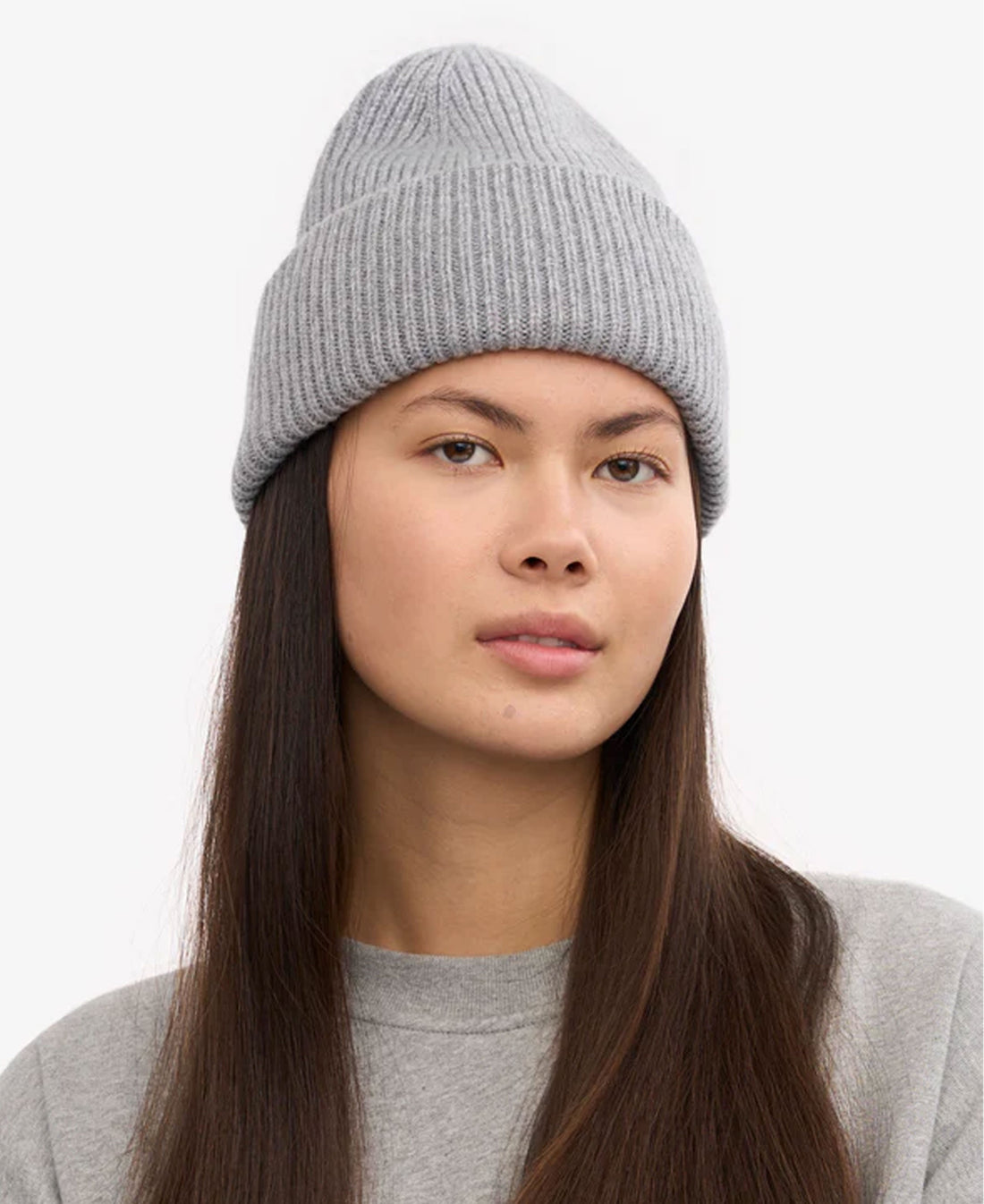 Merino Wool Hat - Heather Grey
