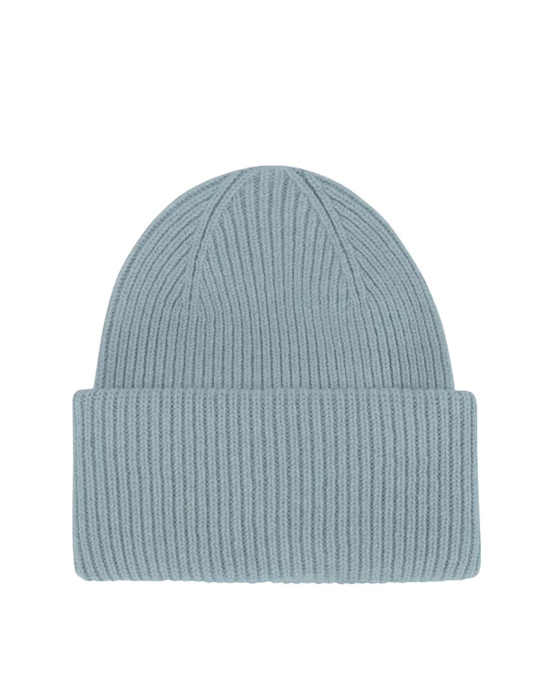 Merino Wool Hat - Stone Blue