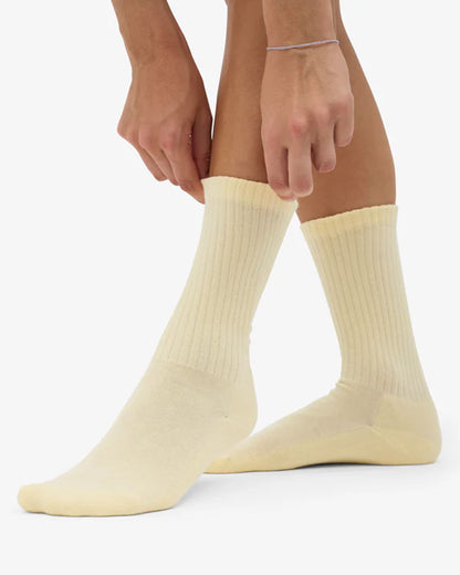 Organic Active Sock - Soft Yellow