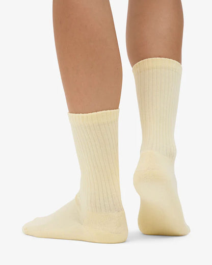 Organic Active Sock - Soft Yellow