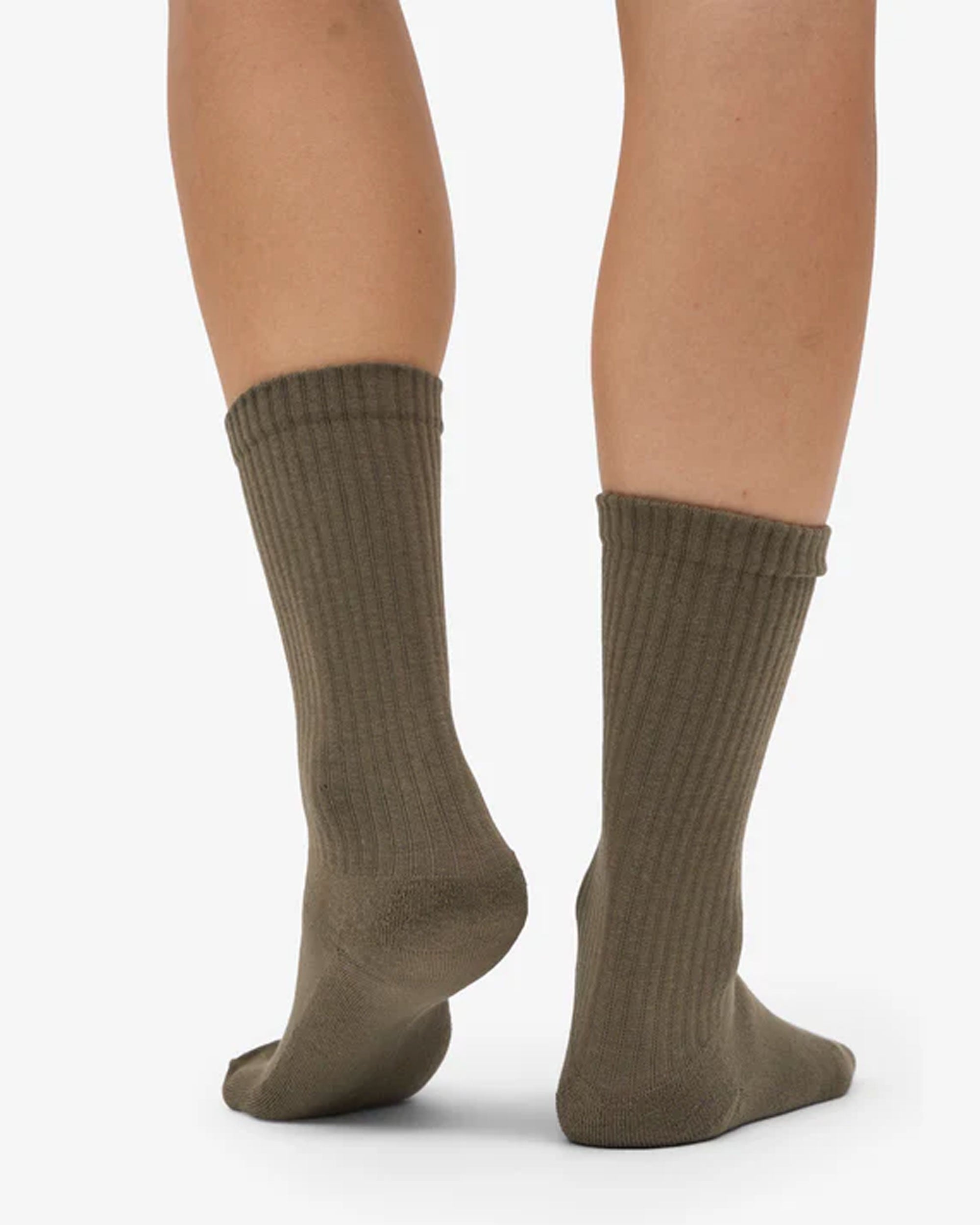 Organic Active Sock - Dusty Olive