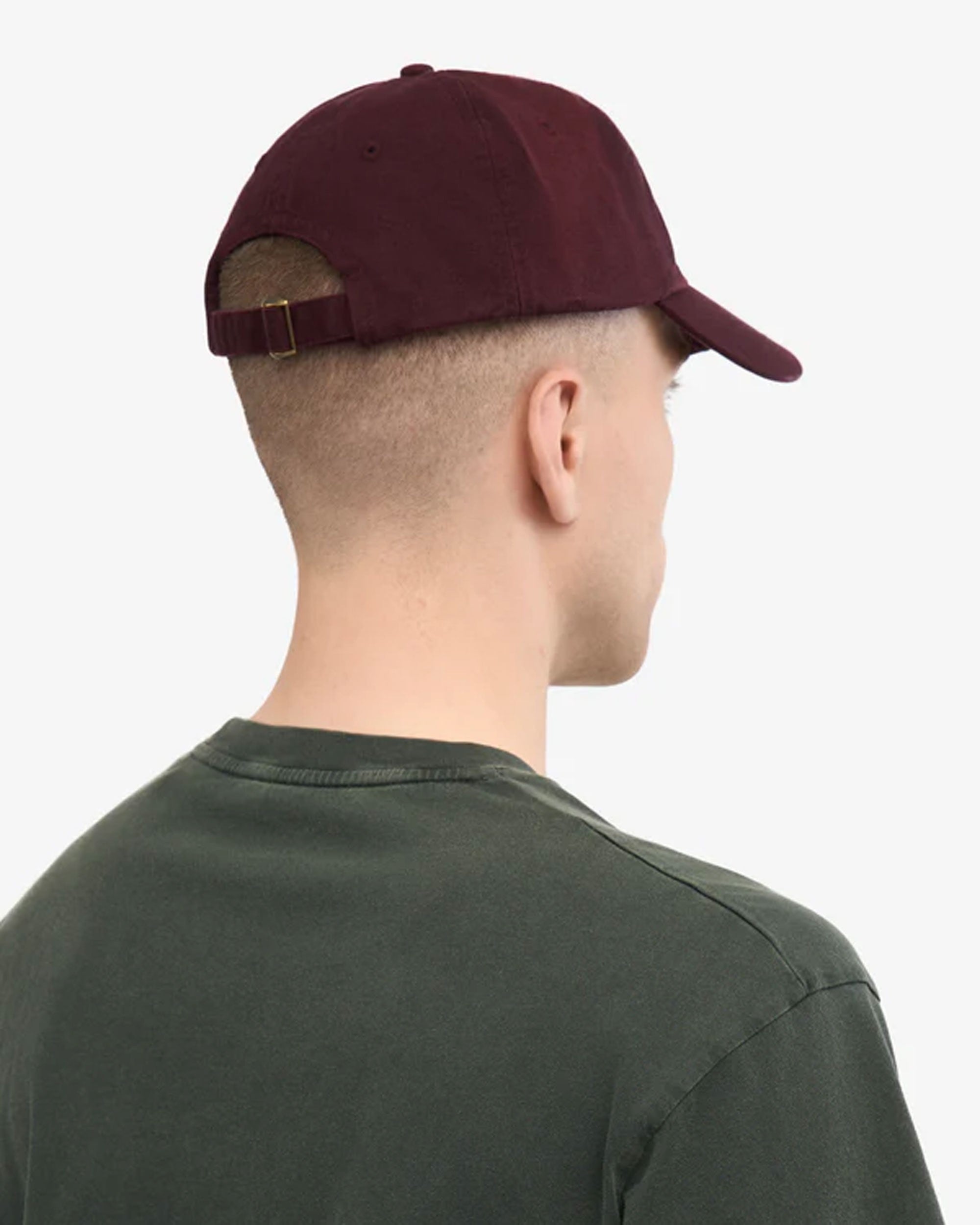 Organic Cotton Cap - Oxblood Red