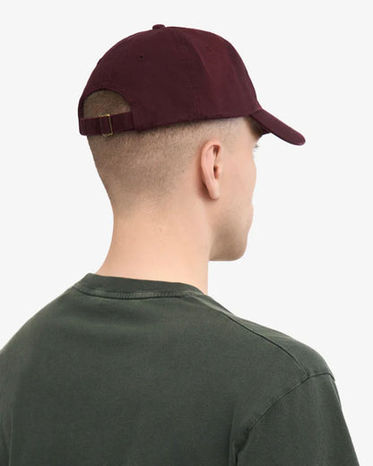 Organic Cotton Cap - Oxblood Red