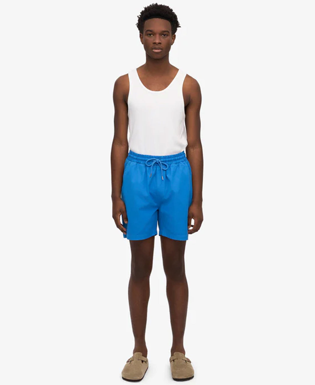 Organic Twill Shorts - Pacific Blue