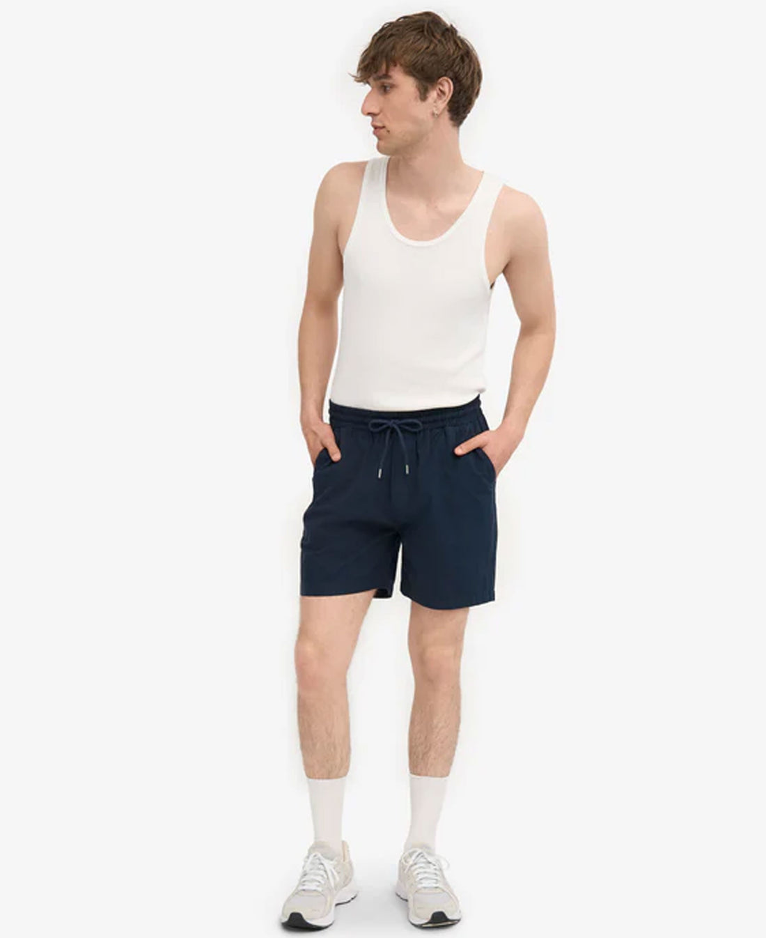 Organic Twill Shorts - Navy Blue