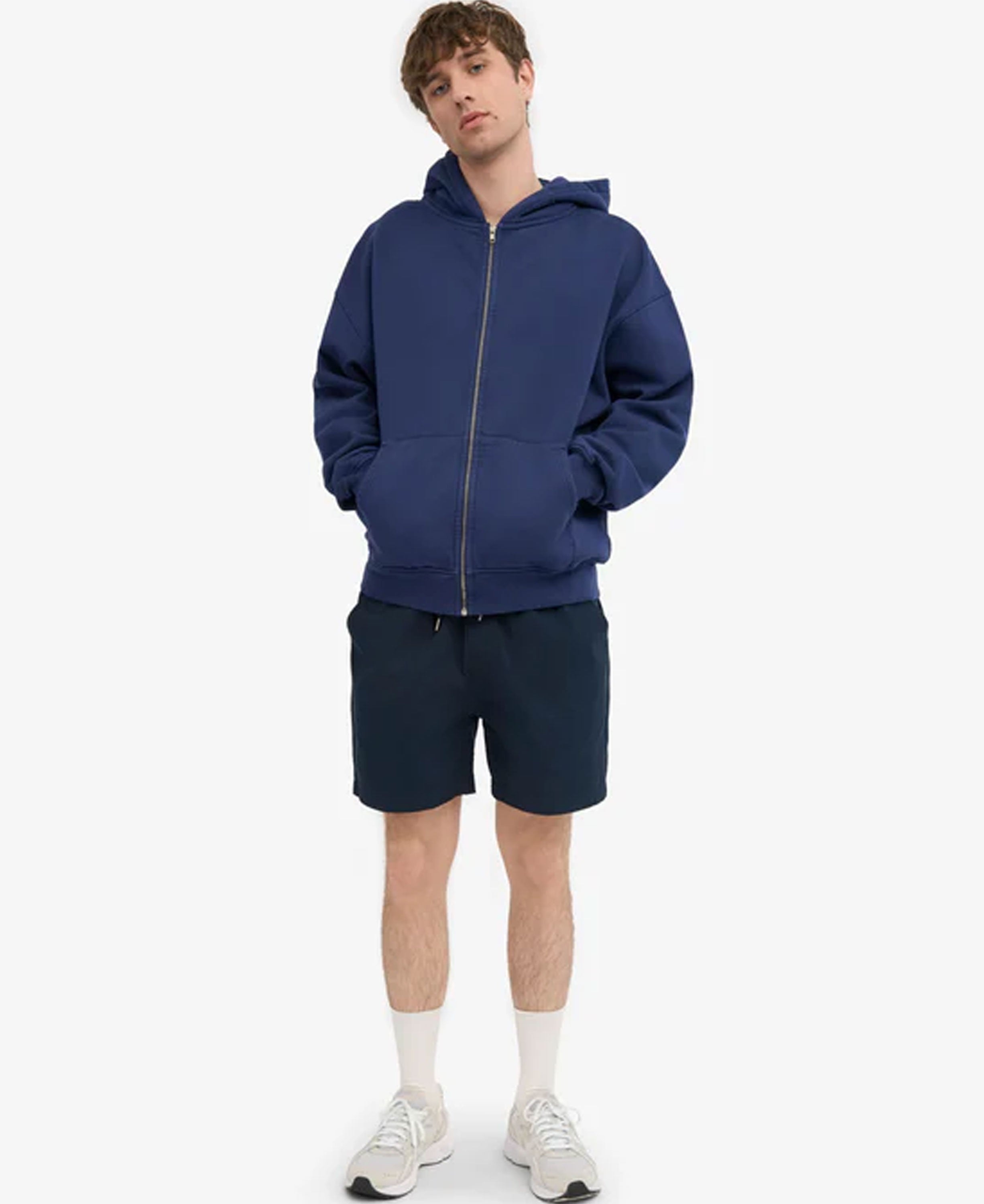 Organic Twill Shorts - Navy Blue