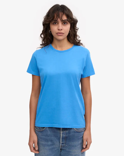 Women Light Organic Tee - Pacific Blue