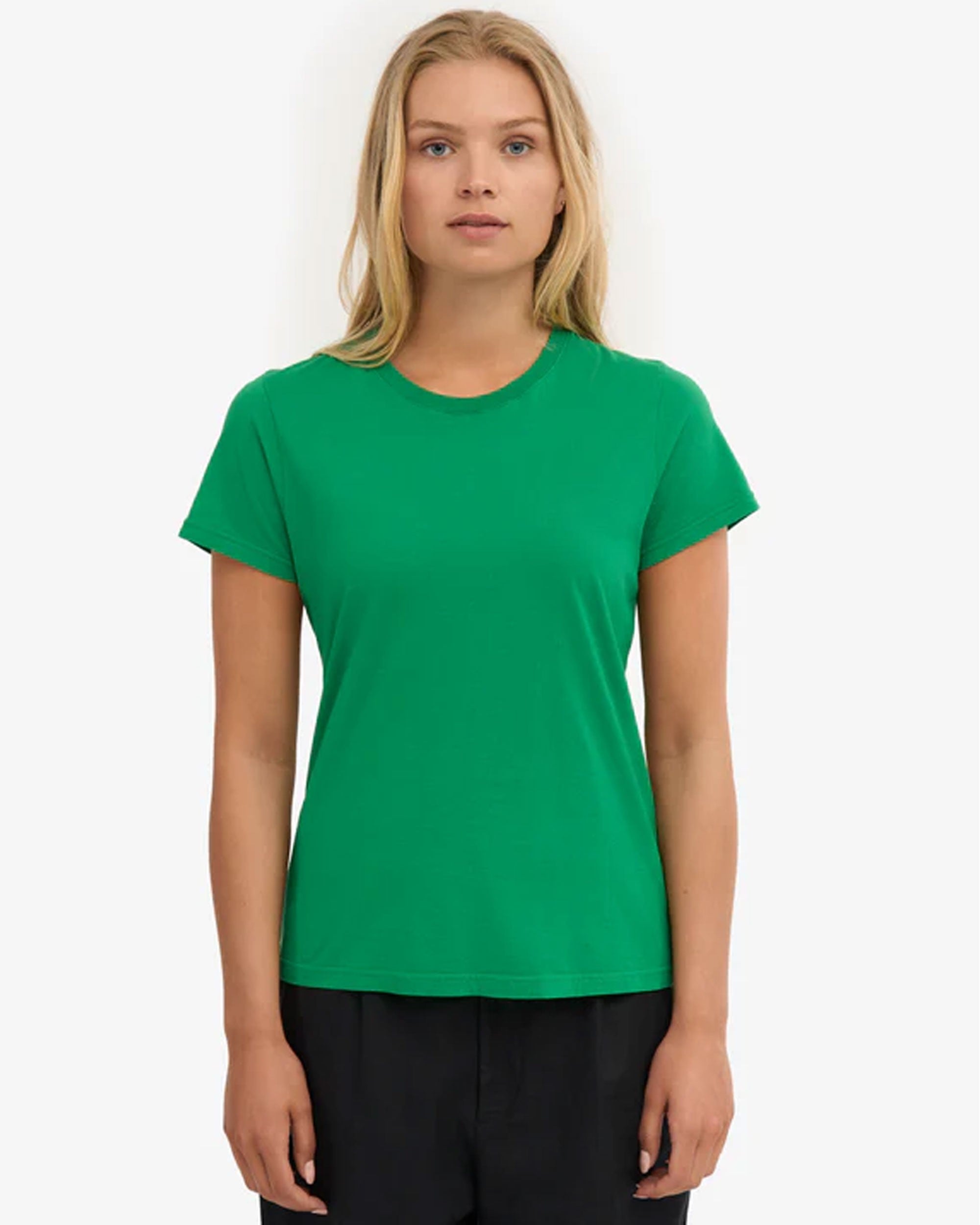 Women Light Organic Tee - Kelly Green