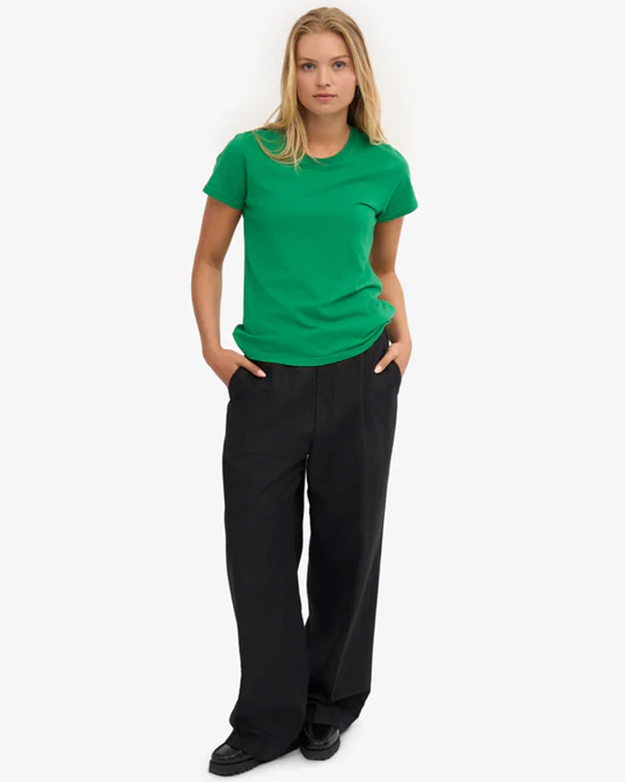 Women Light Organic Tee - Kelly Green