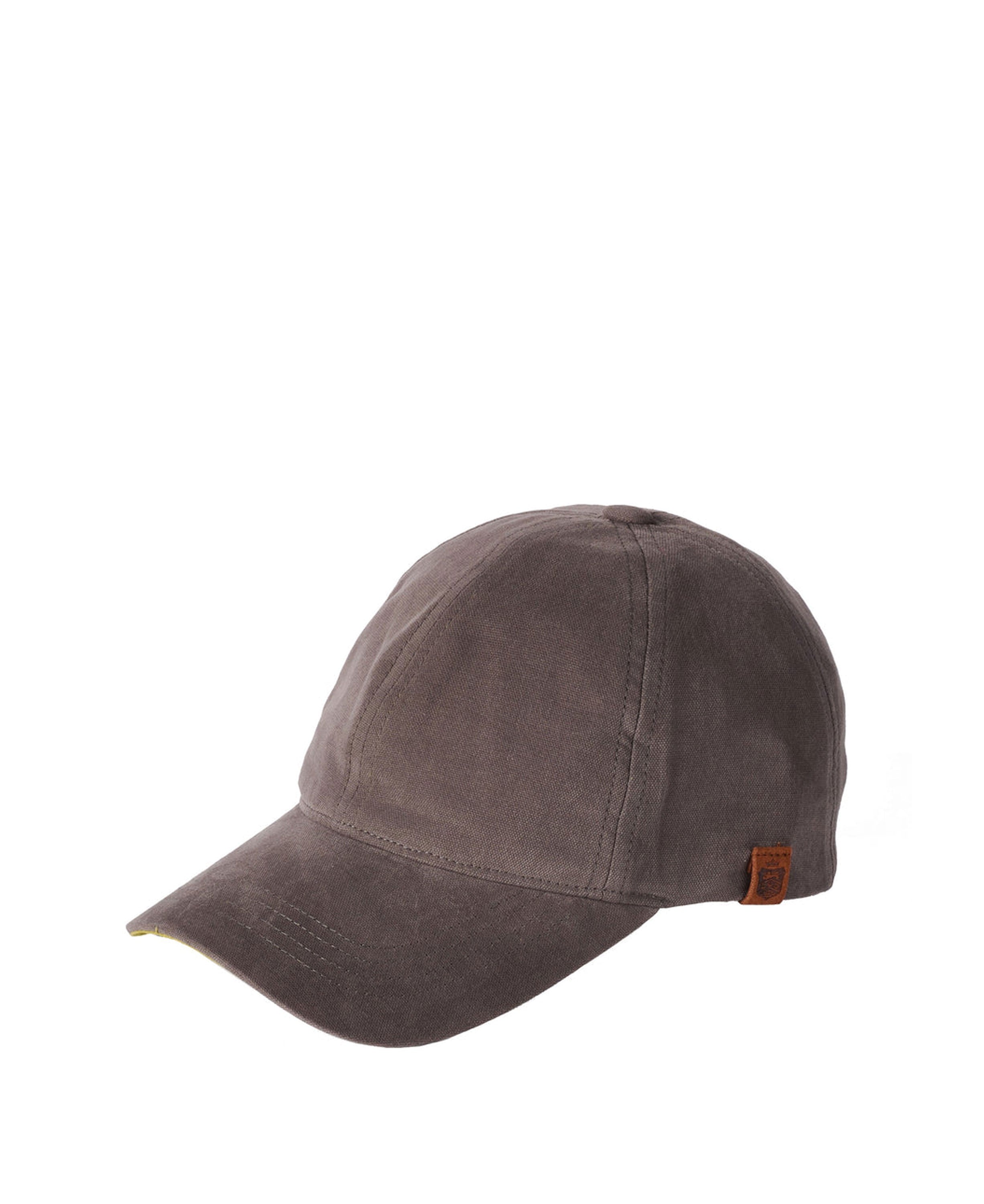 Canvas Baseball Cap - Charcoal/Apple