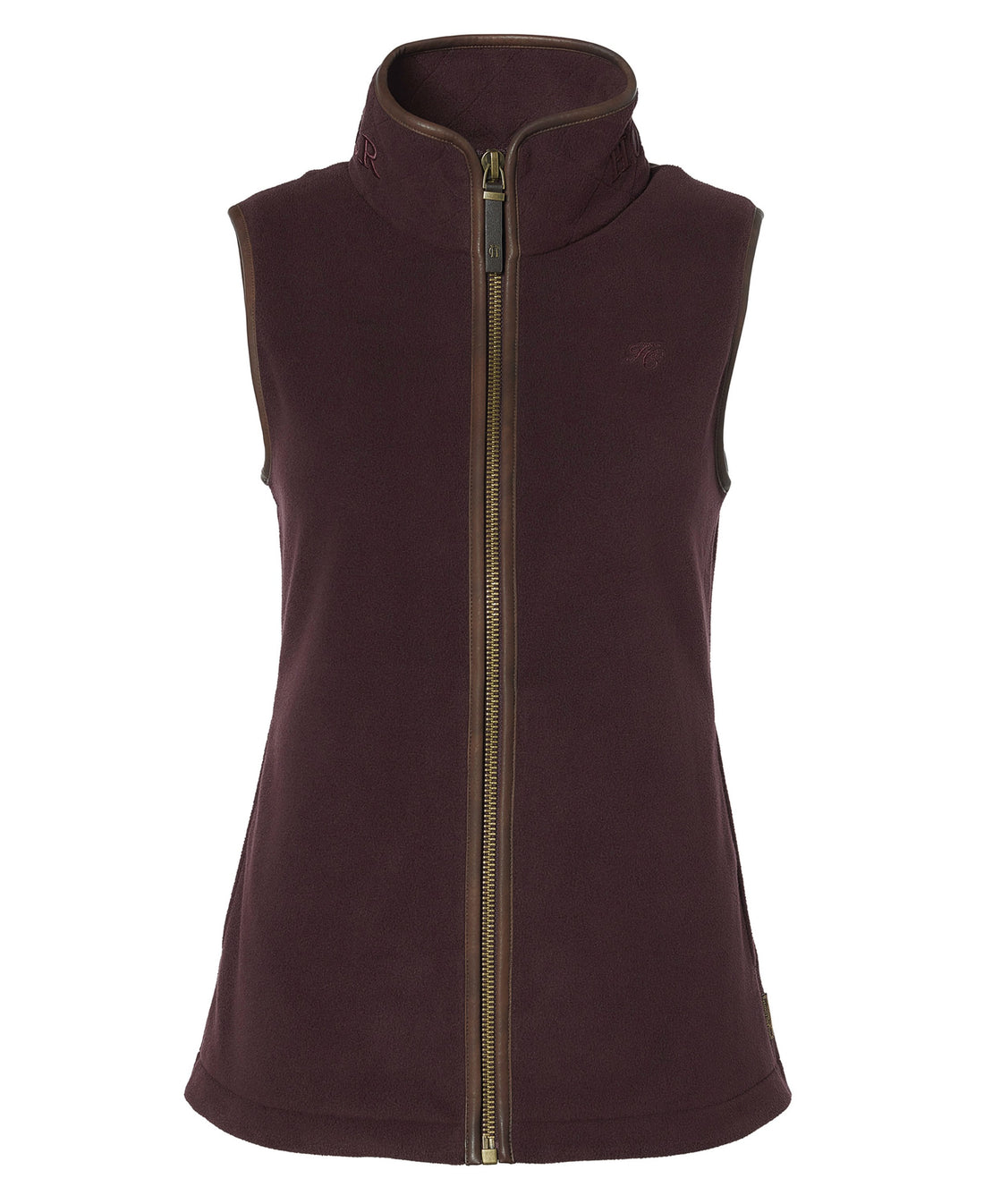 Country Fleece Gilet - Mulberry
