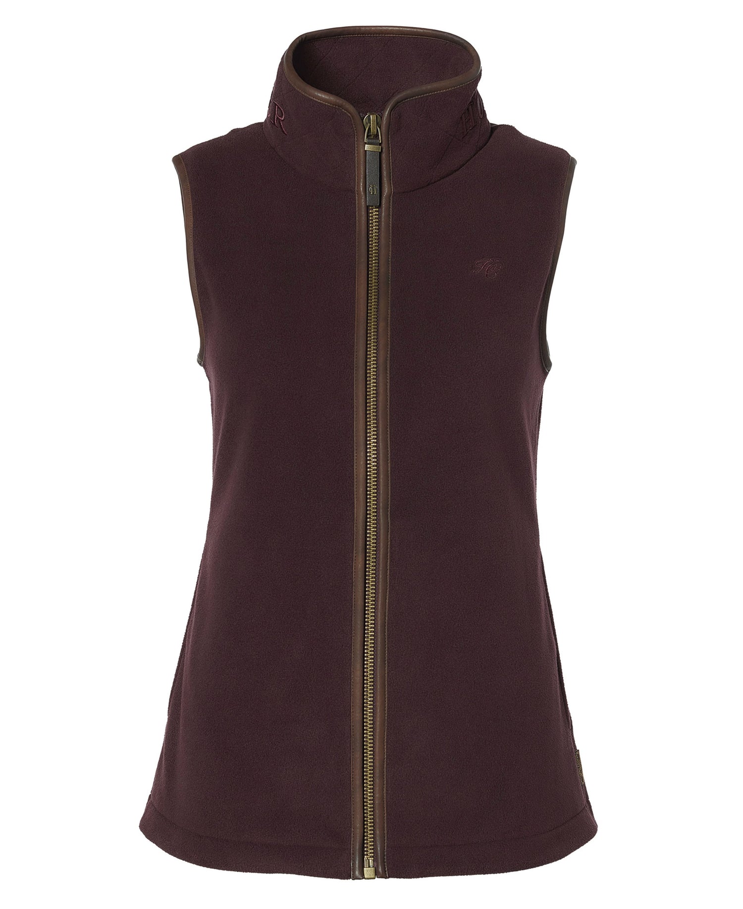 Country Fleece Gilet - Mulberry