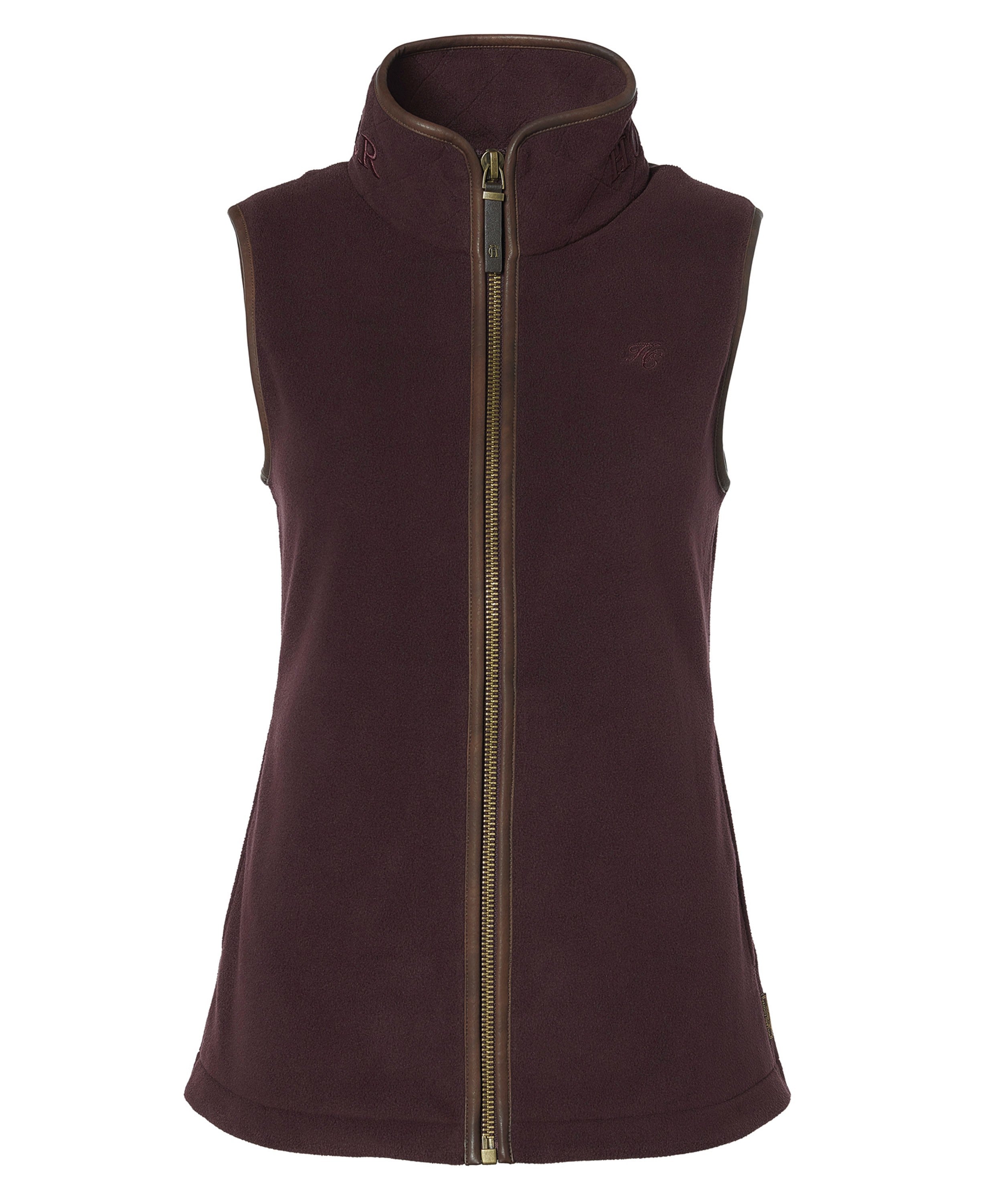 Country Fleece Gilet - Mulberry