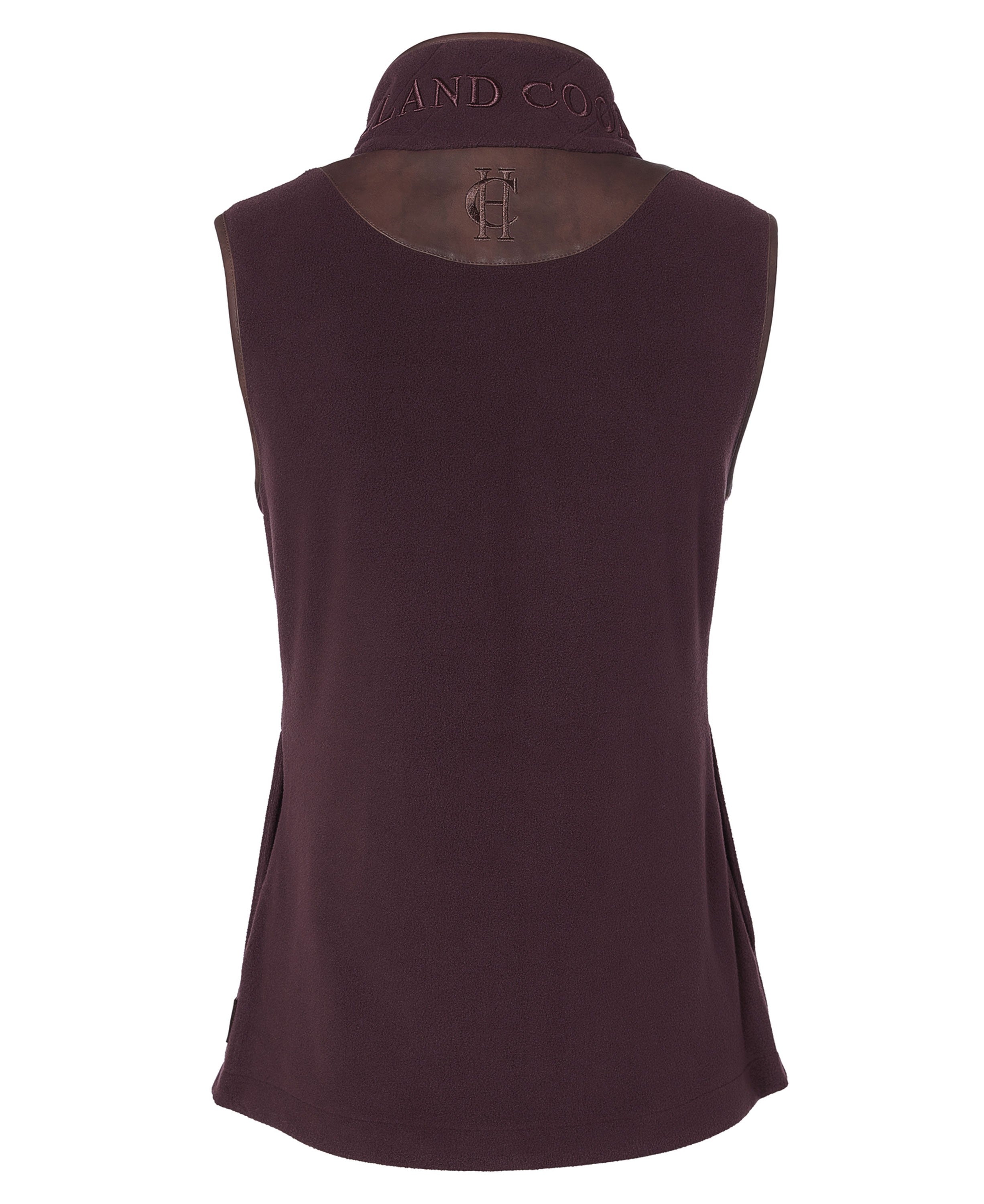 Country Fleece Gilet - Mulberry