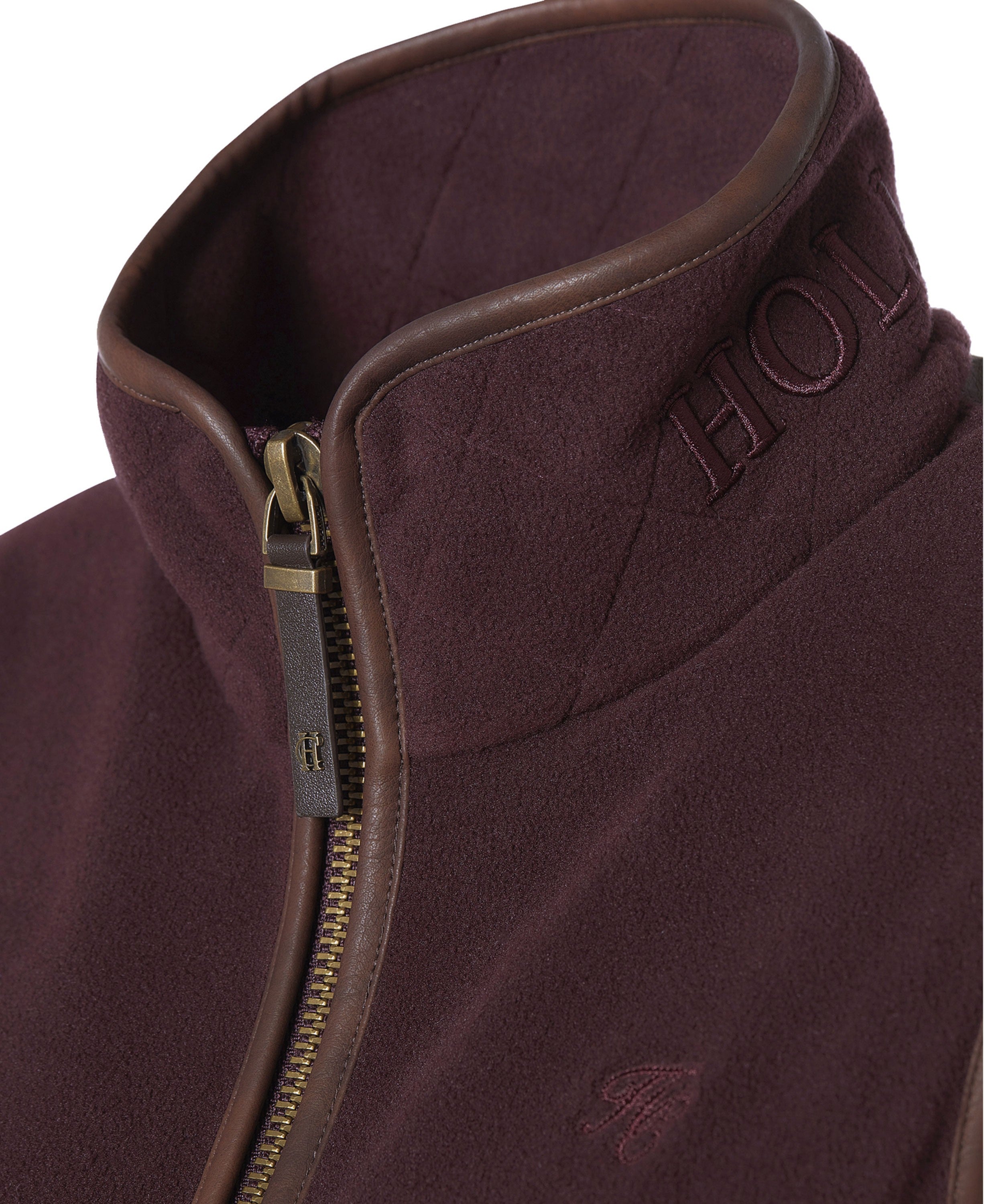 Country Fleece Gilet - Mulberry