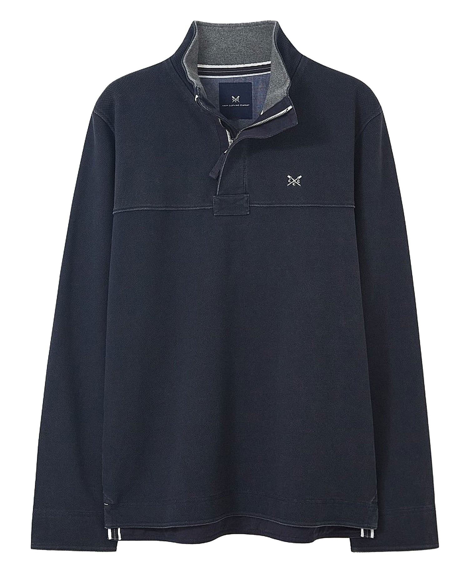 Padstow Pique Sweatshirt - Navy