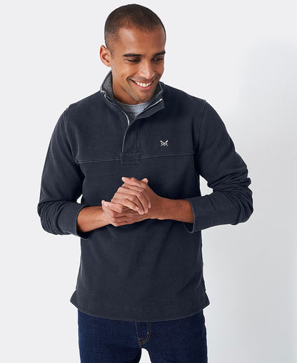 Padstow Pique Sweatshirt - Navy