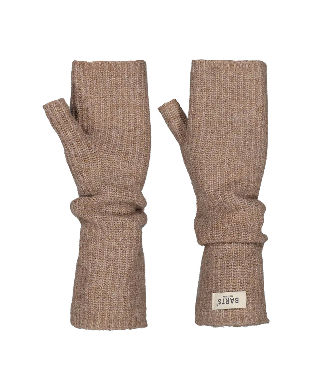 Darty Fingerless Gloves - Light Brown