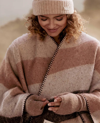 Darty Fingerless Gloves - Light Brown