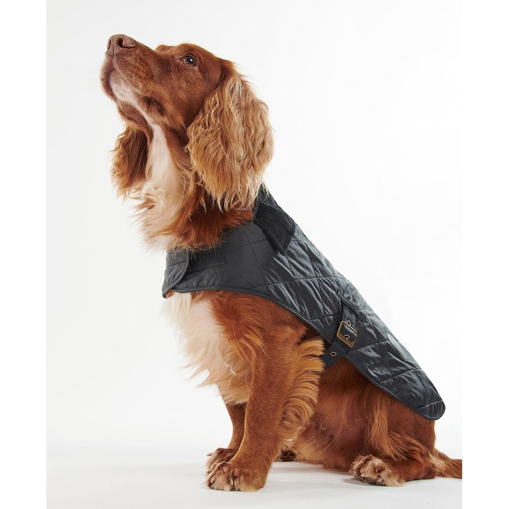 Quilted Dog Coat - Black