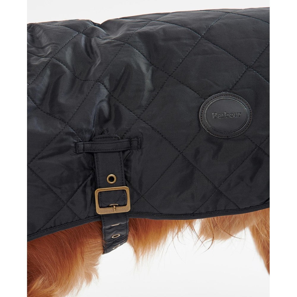 Quilted Dog Coat - Black