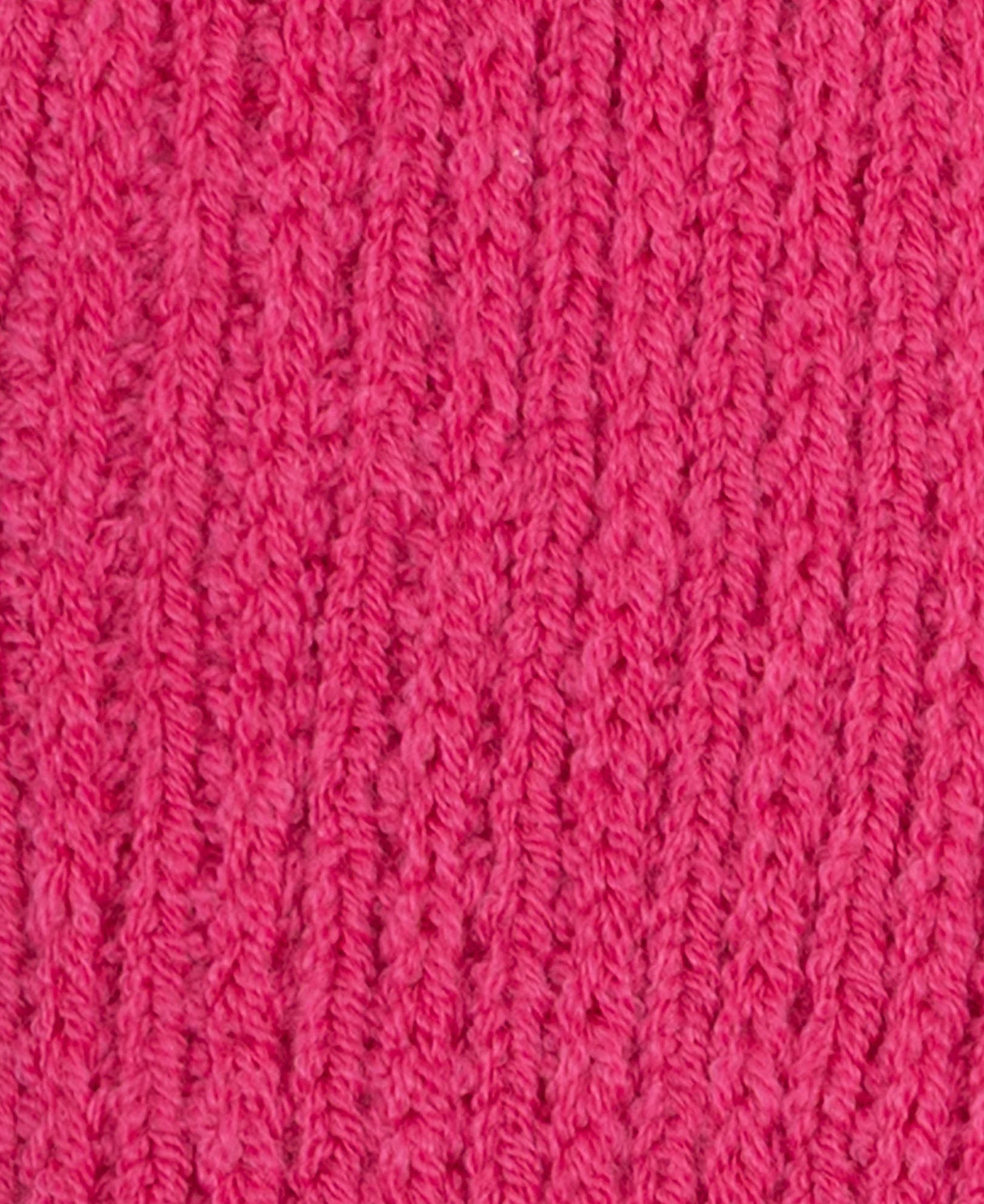 Bold Colour Knitted Gloves With Turn Back Cuffs - Candy