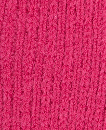 Bold Colour Knitted Gloves With Turn Back Cuffs - Candy