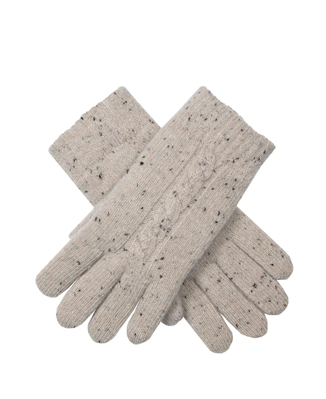 Cable Knit Gloves - Winter White