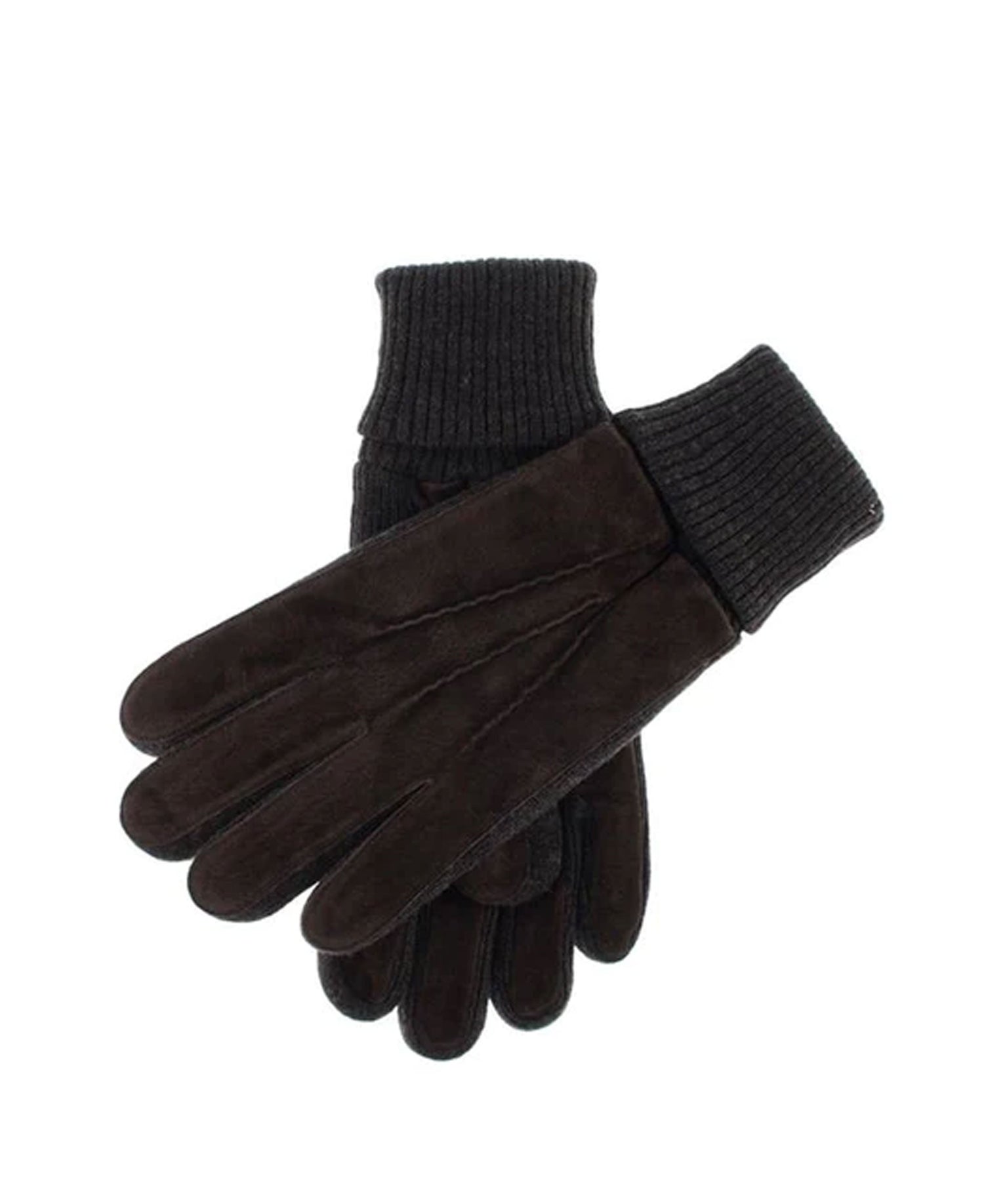 Kendal Suede Gloves - Brown/Charcoal