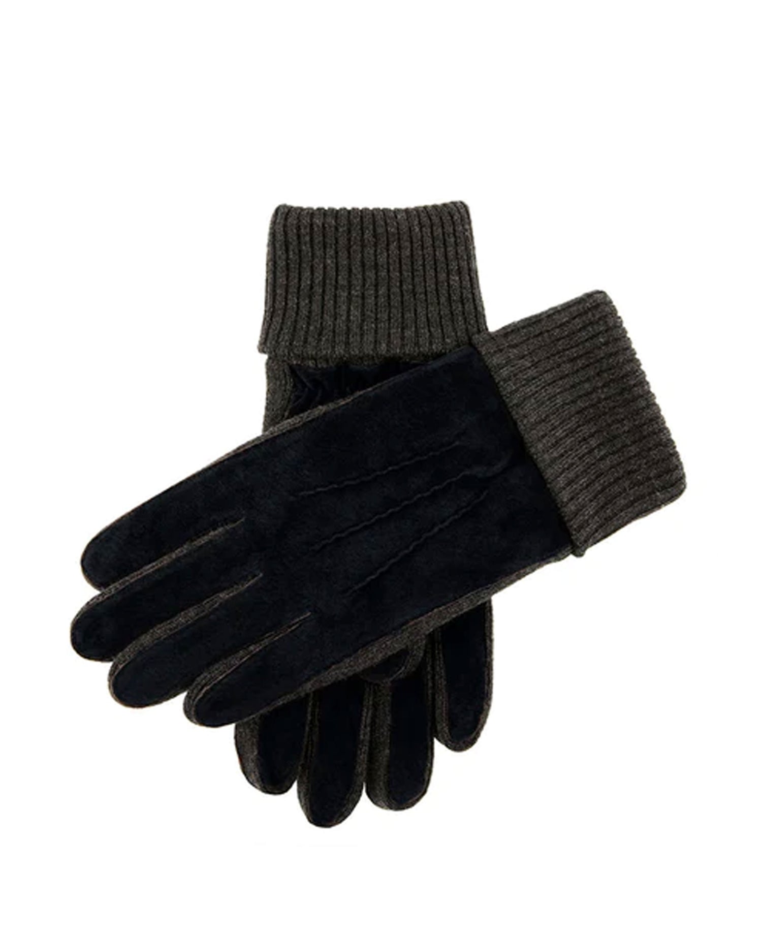 Kendal Suede Gloves - Navy/Charcoal