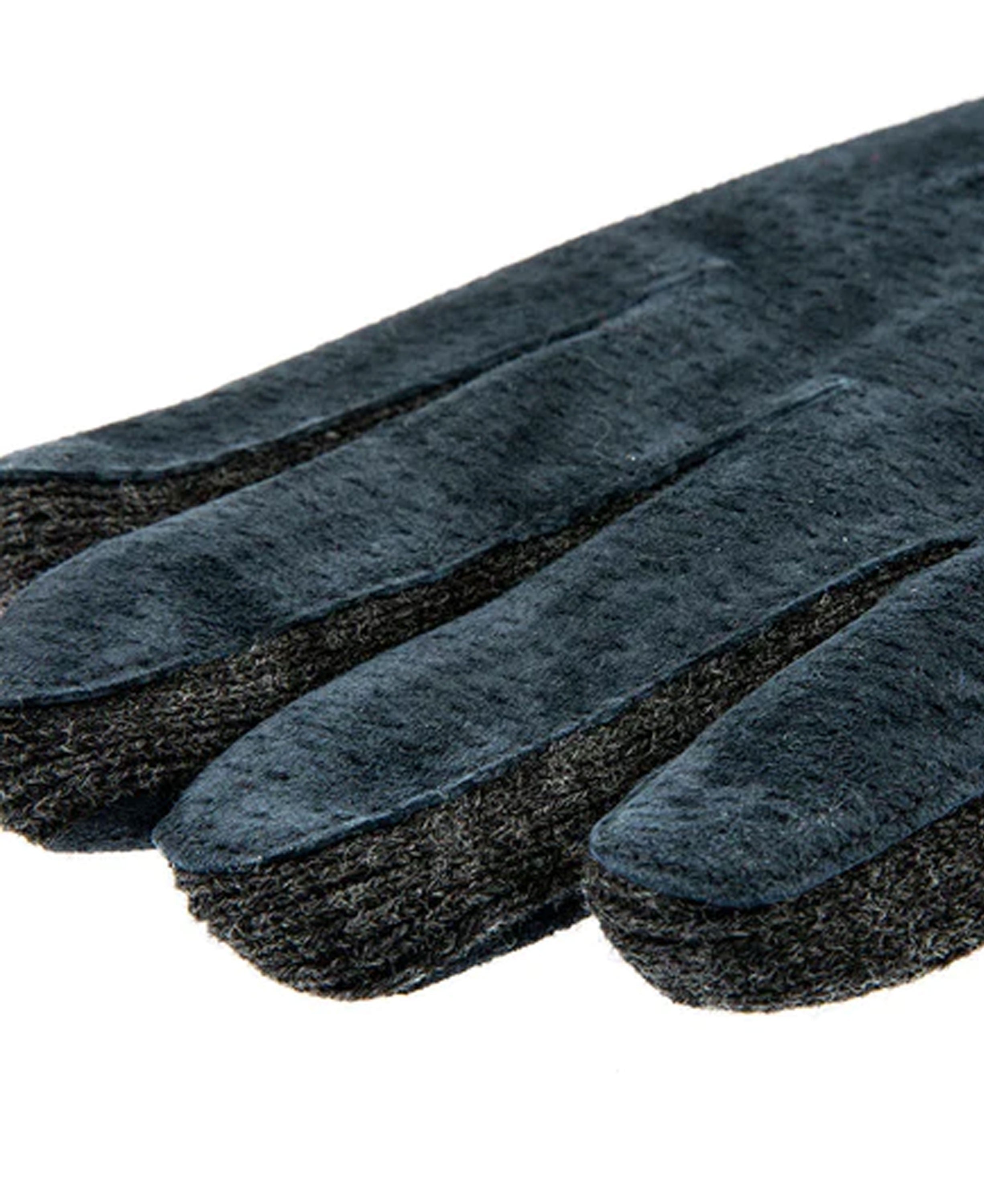 Kendal Suede Gloves - Navy/Charcoal