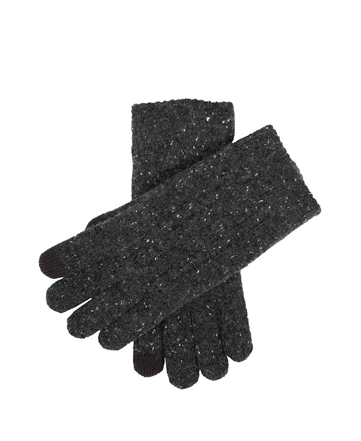 Lacock Cable Knit Gloves - Charcoal