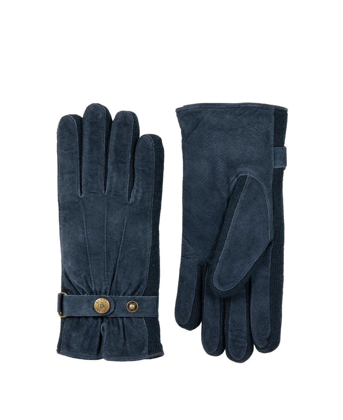 Laura Suede Gloves - Navy