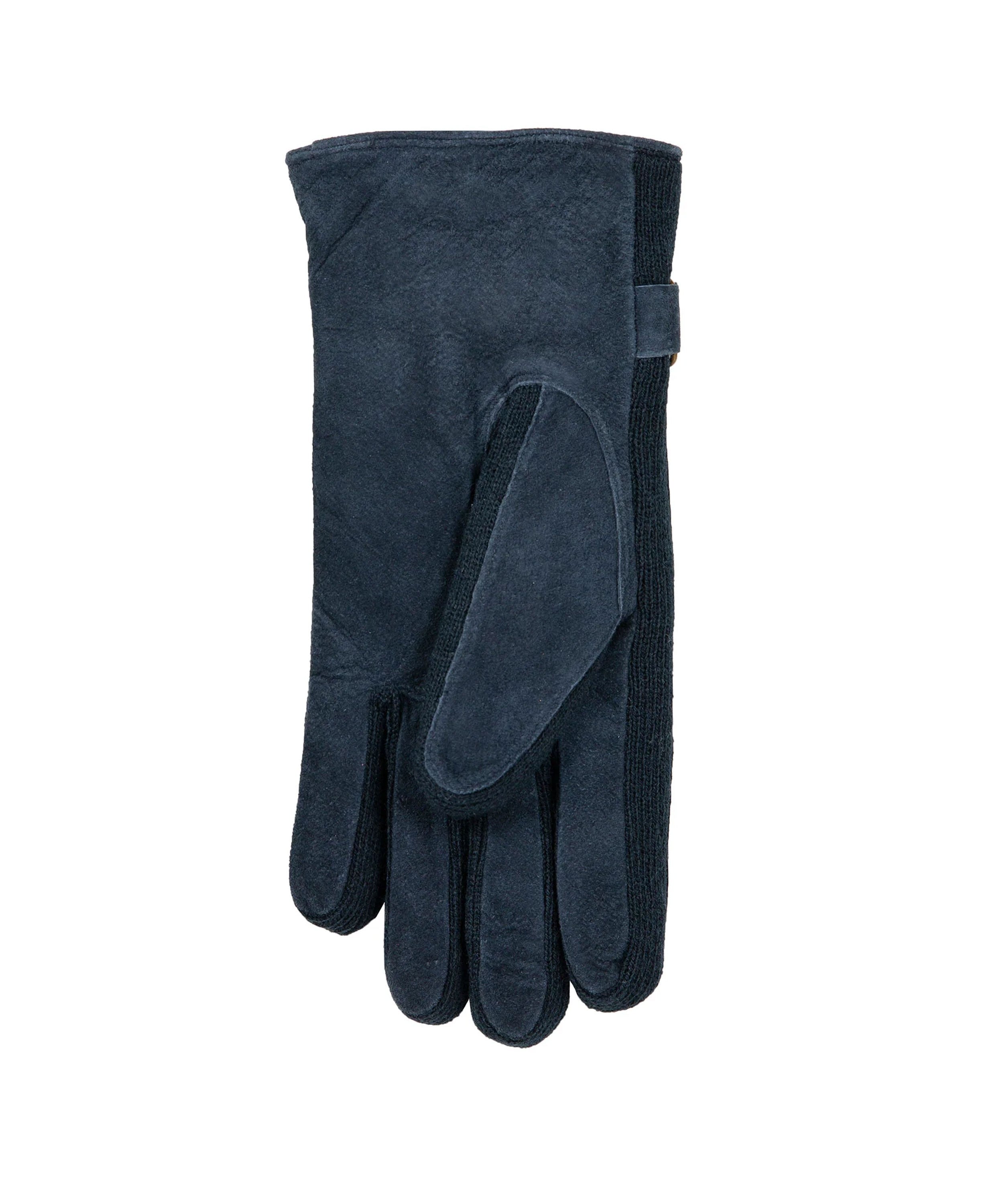 Laura Suede Gloves - Navy