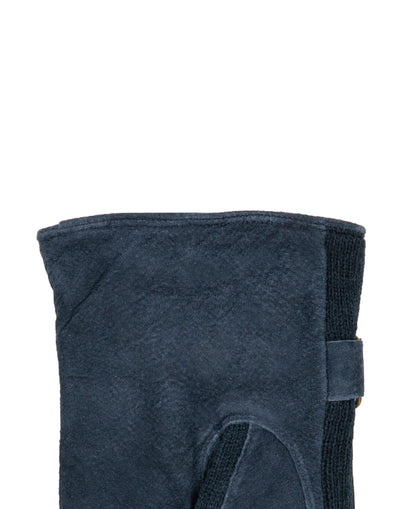 Laura Suede Gloves - Navy