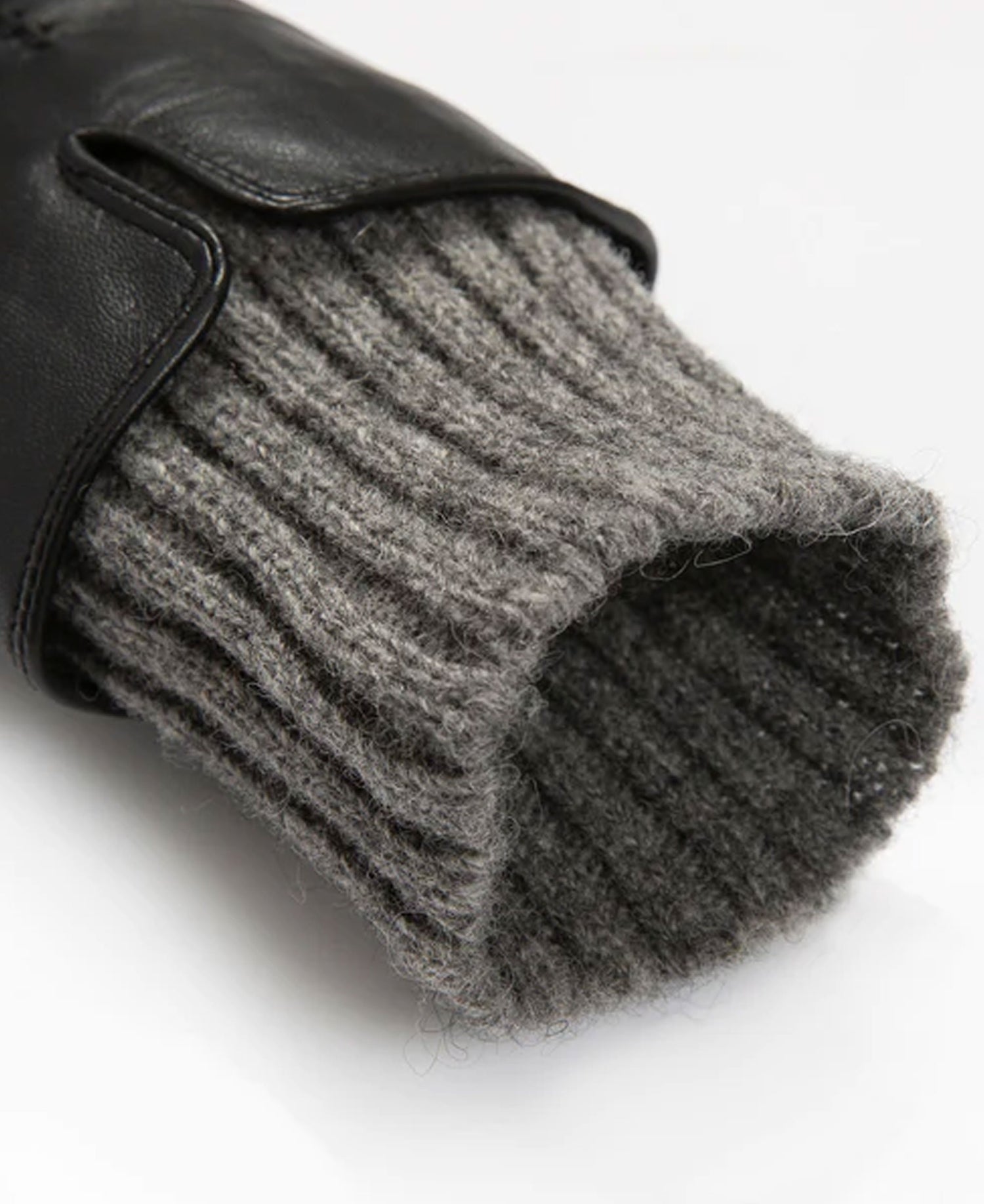 Tamara Hairsheep Gloves - Black/Charcoal