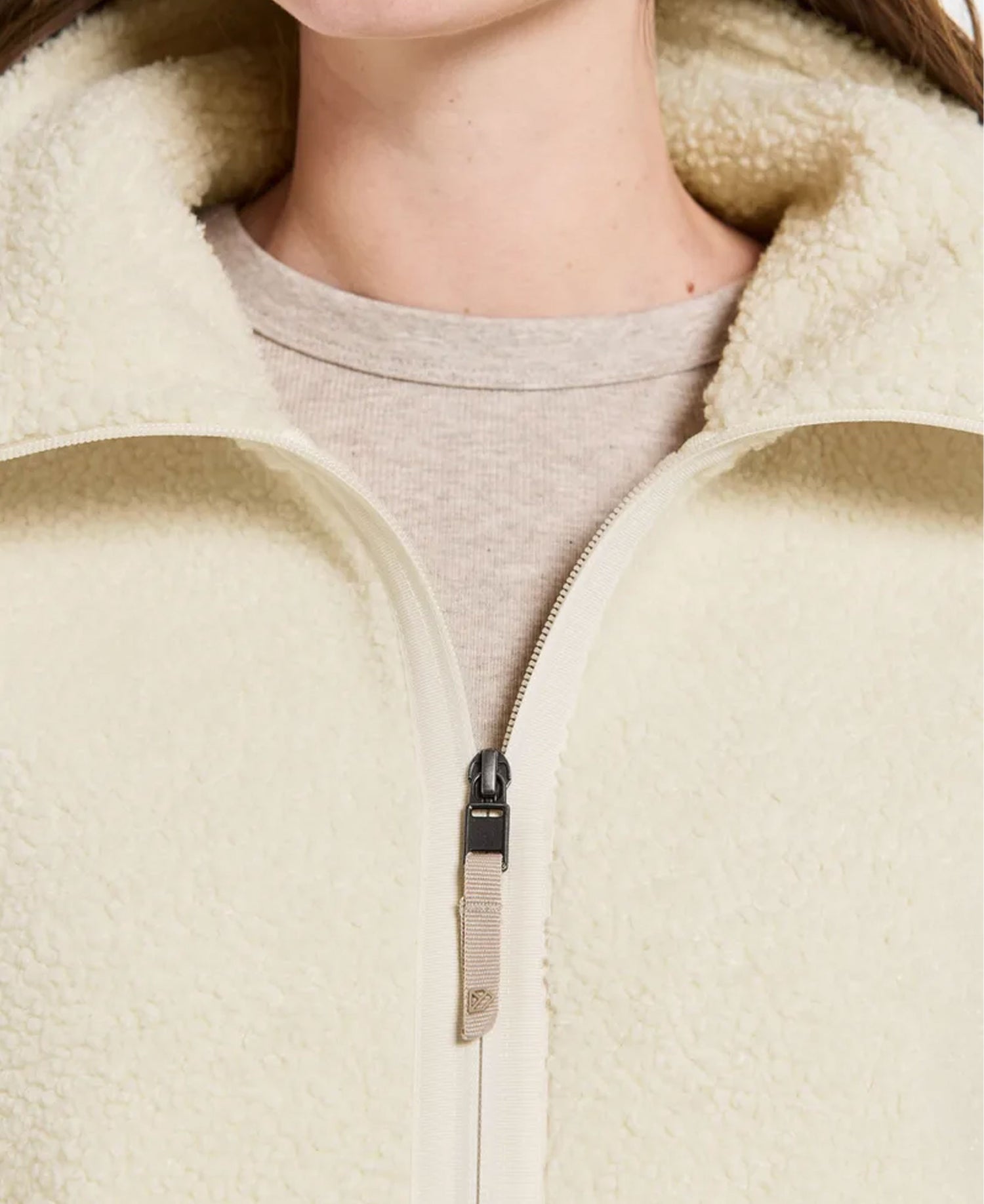 Umi Full-Zip Fleece - White Foam