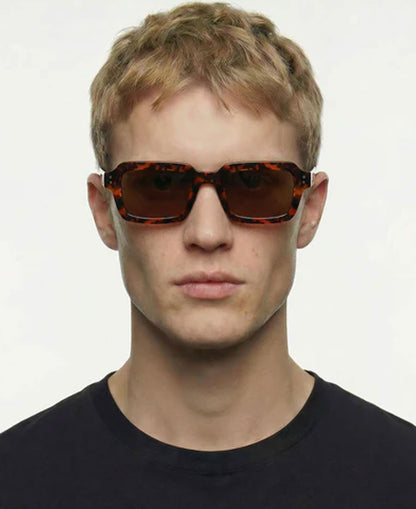 Holme Sunglasses - Havana Brown