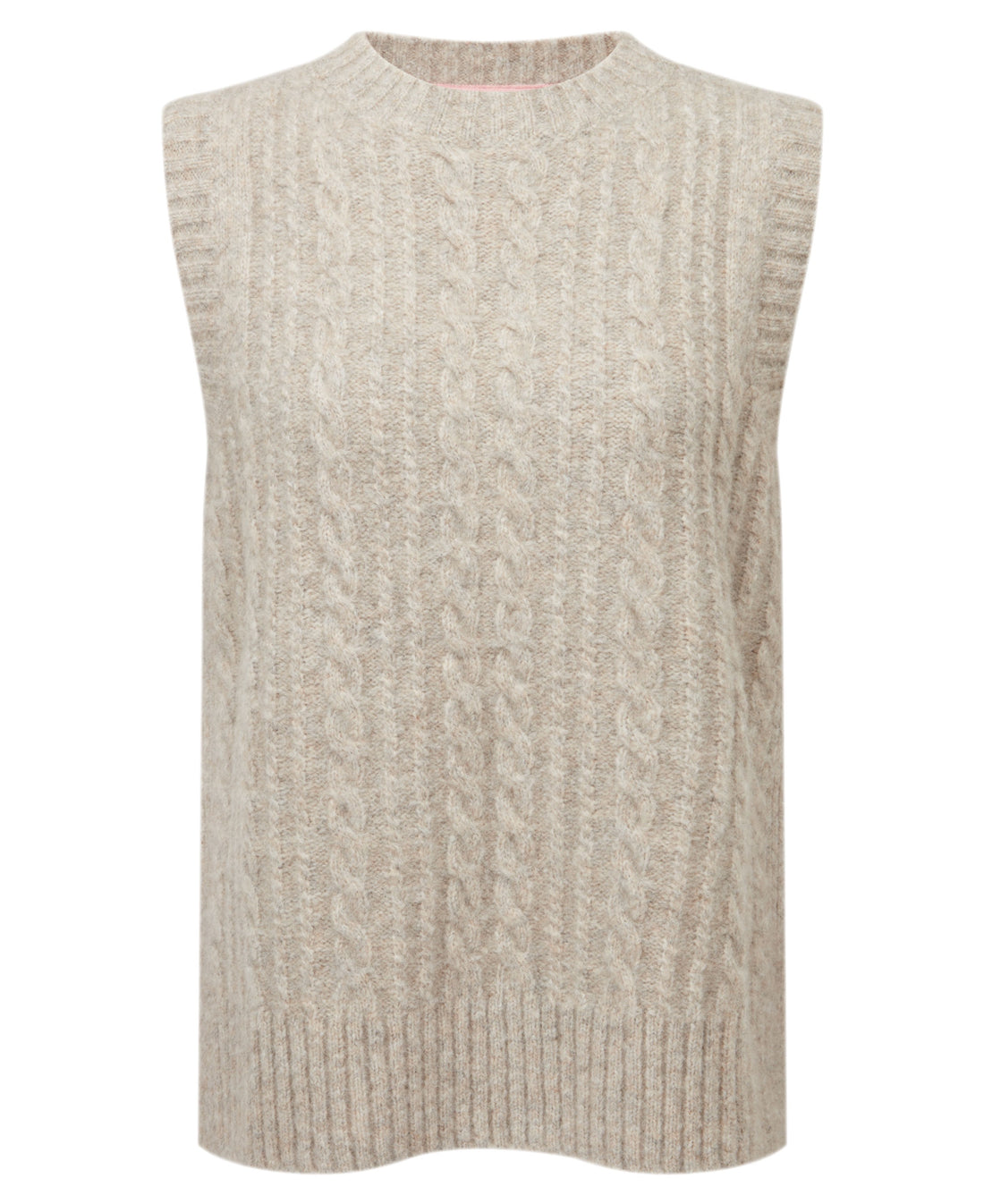 Evie Sleeveless Jumper - Cobblestone