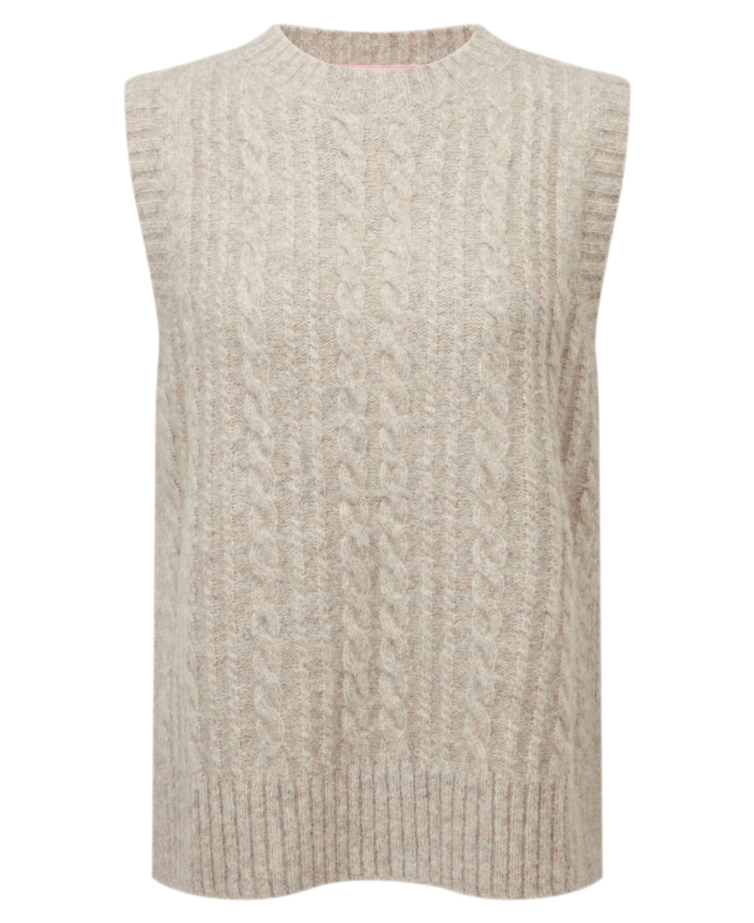 Evie Sleeveless Jumper - Cobblestone
