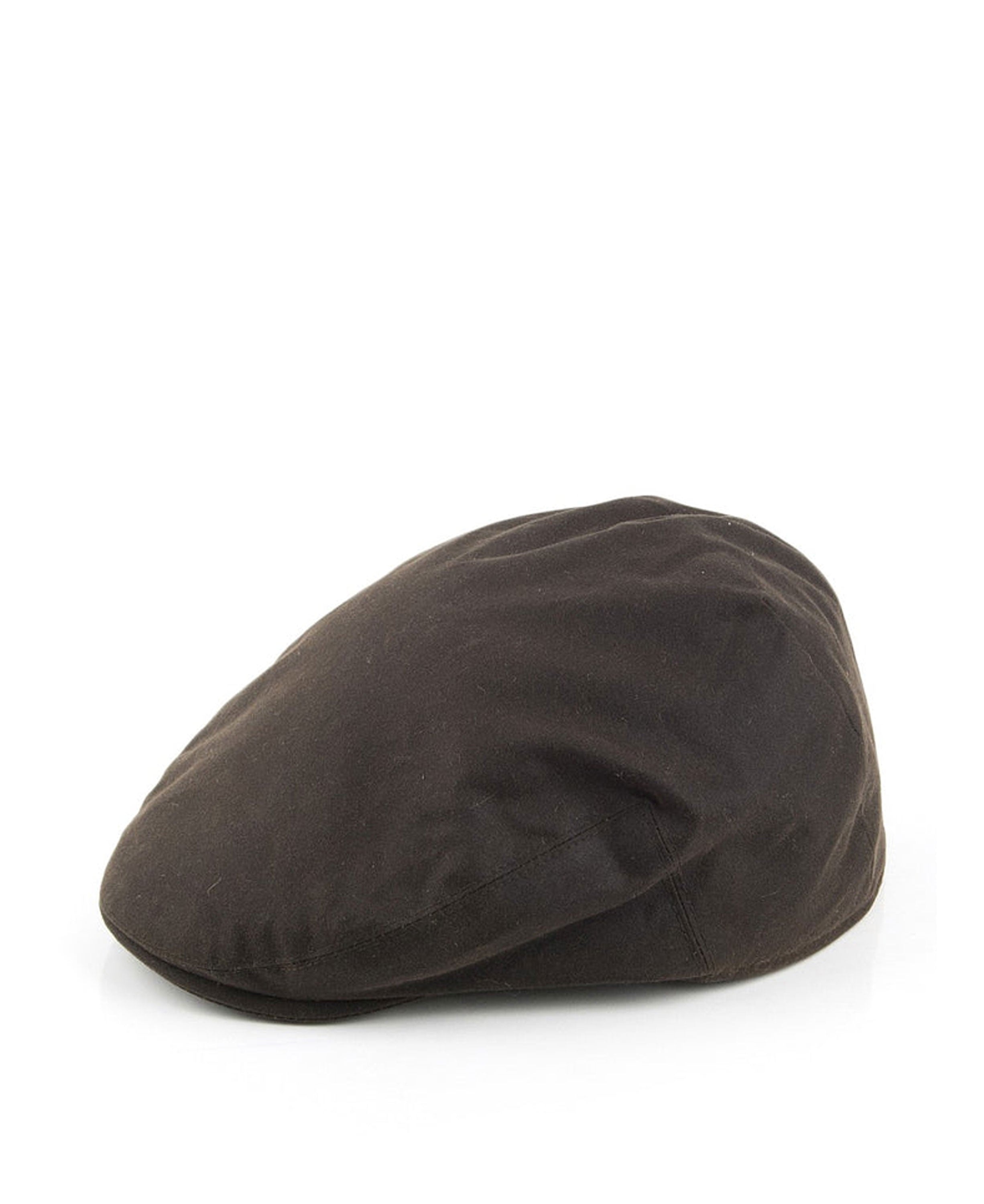 Wax Flat Cap - Olive