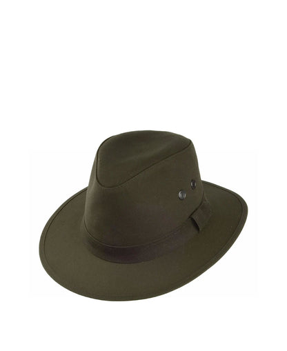 British Wax Drifter Hat - Olive