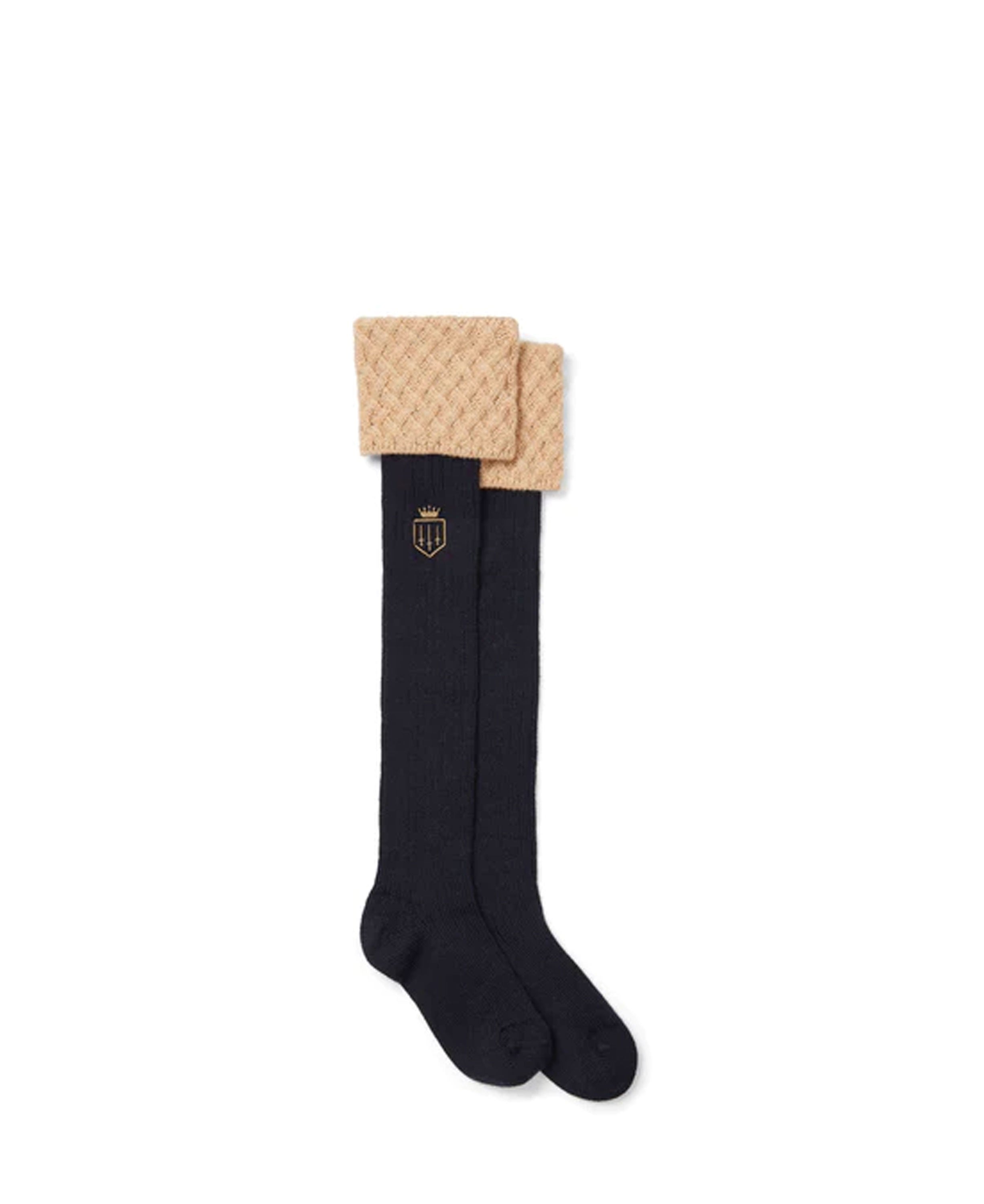 Explorer Merino Wool Socks - Navy/Fawn
