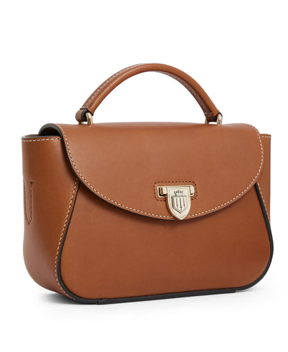 Mini Blenheim Handbag - Tan Leather