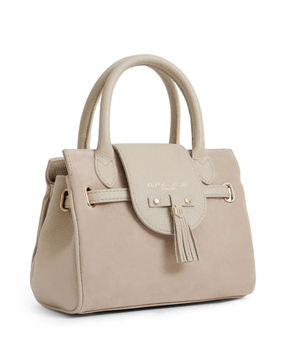 Mini Windsor Handbag - Stone Suede