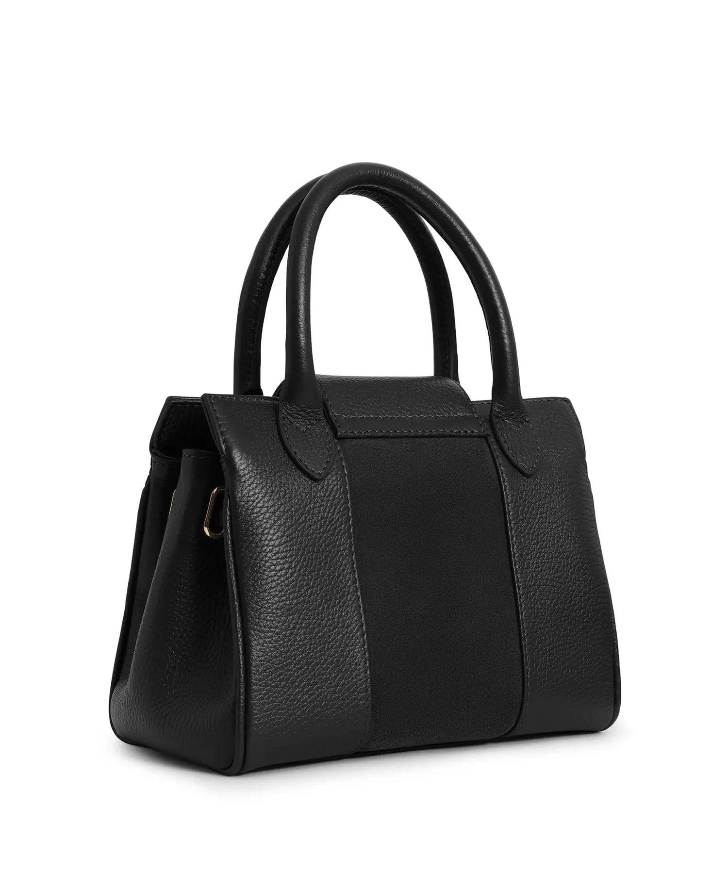 Mini Windsor Handbag - Black Leather