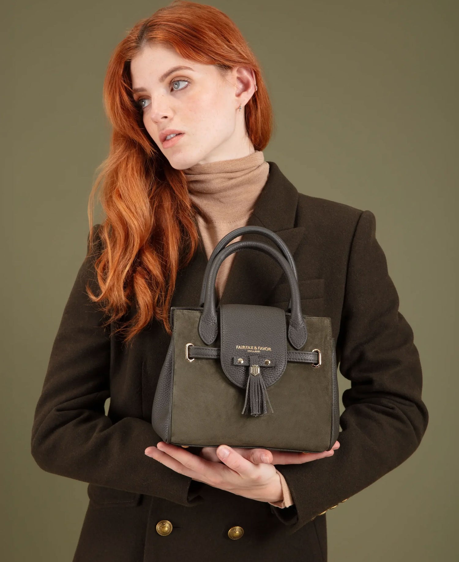 Mini Windsor Handbag - Moss Green